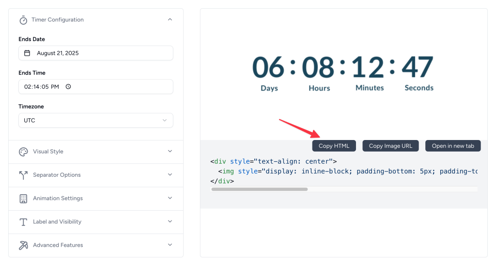 mailchimp-countdown-timer-step-1