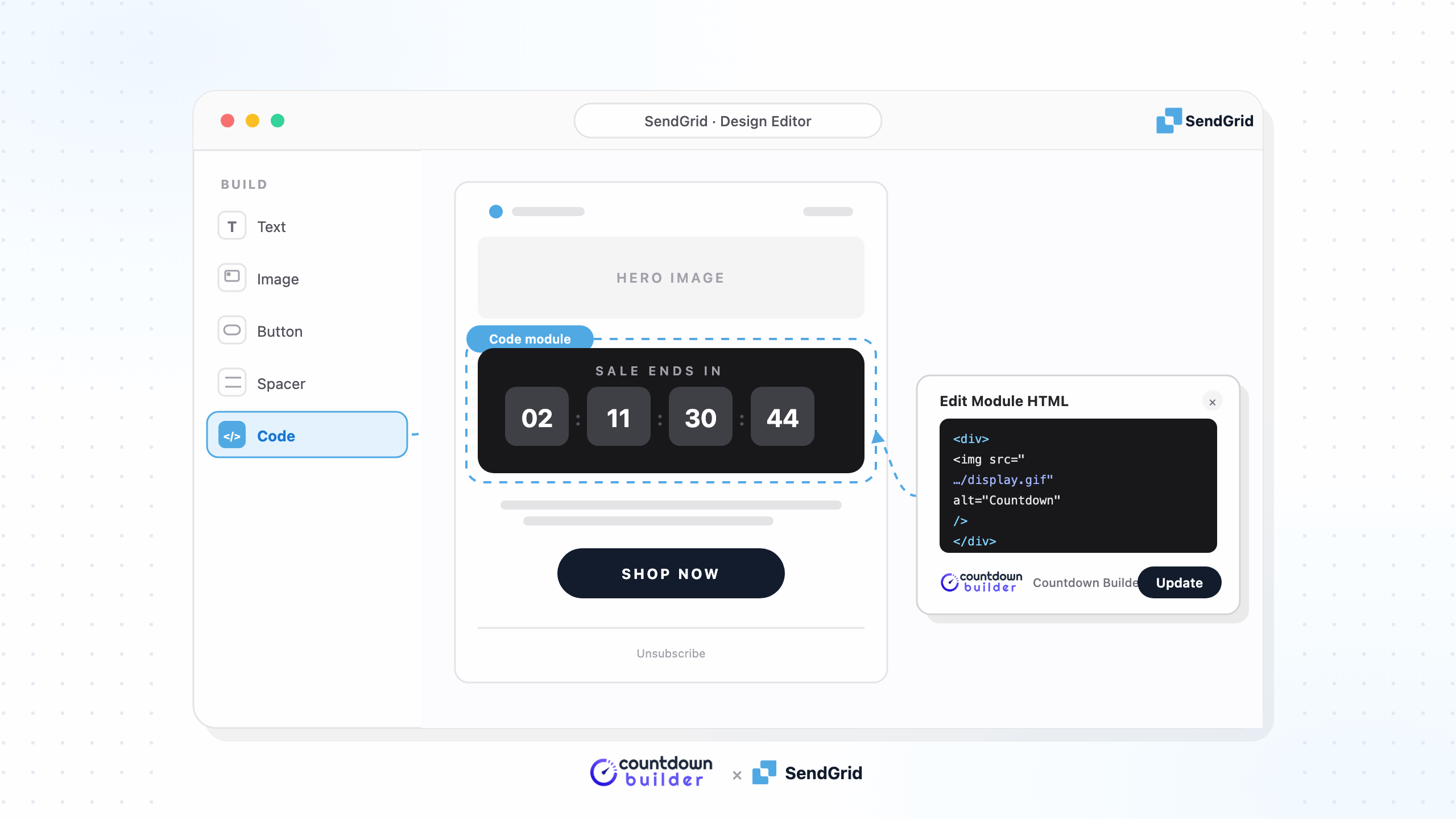 How to Add a Countdown Timer to a SendGrid Email Campaign