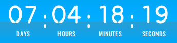 Countdown timer with background color effect