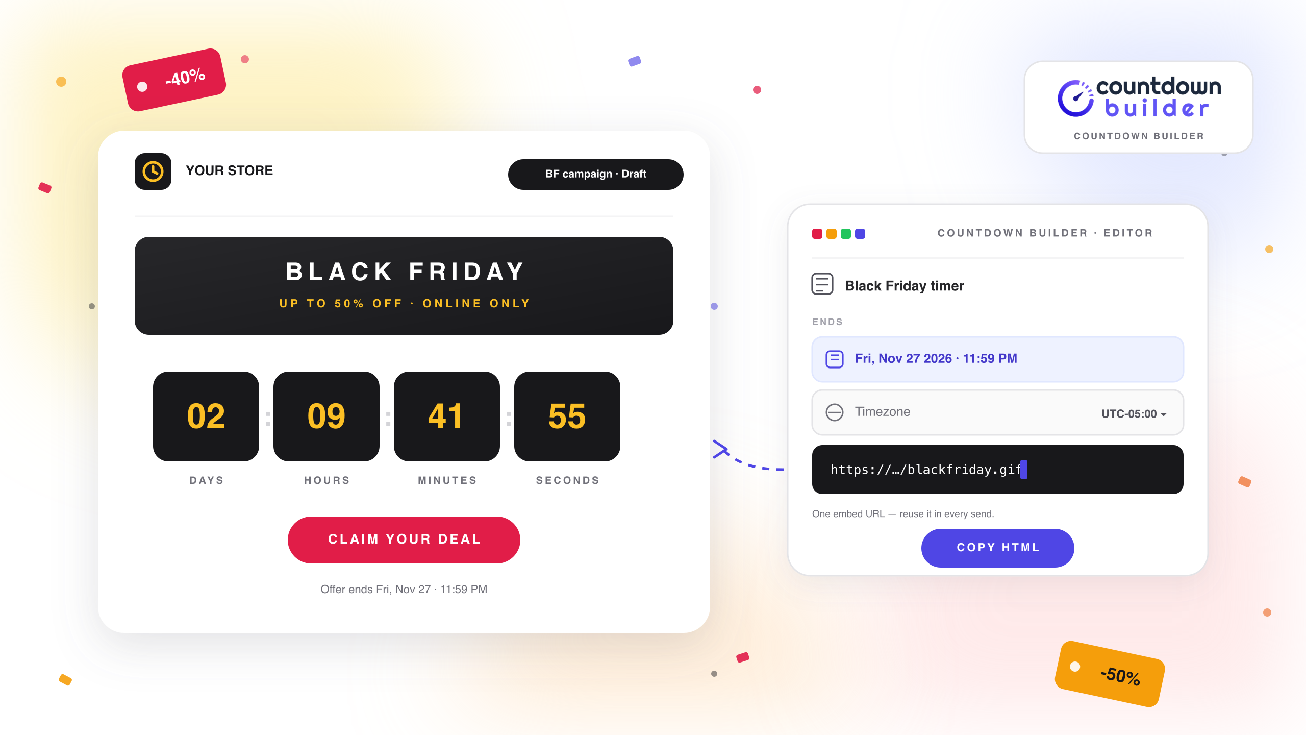 Black Friday Email Countdown Timer: The 2026 BFCM Playbook