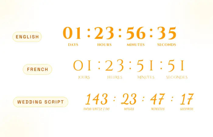 Custom Timer Labels