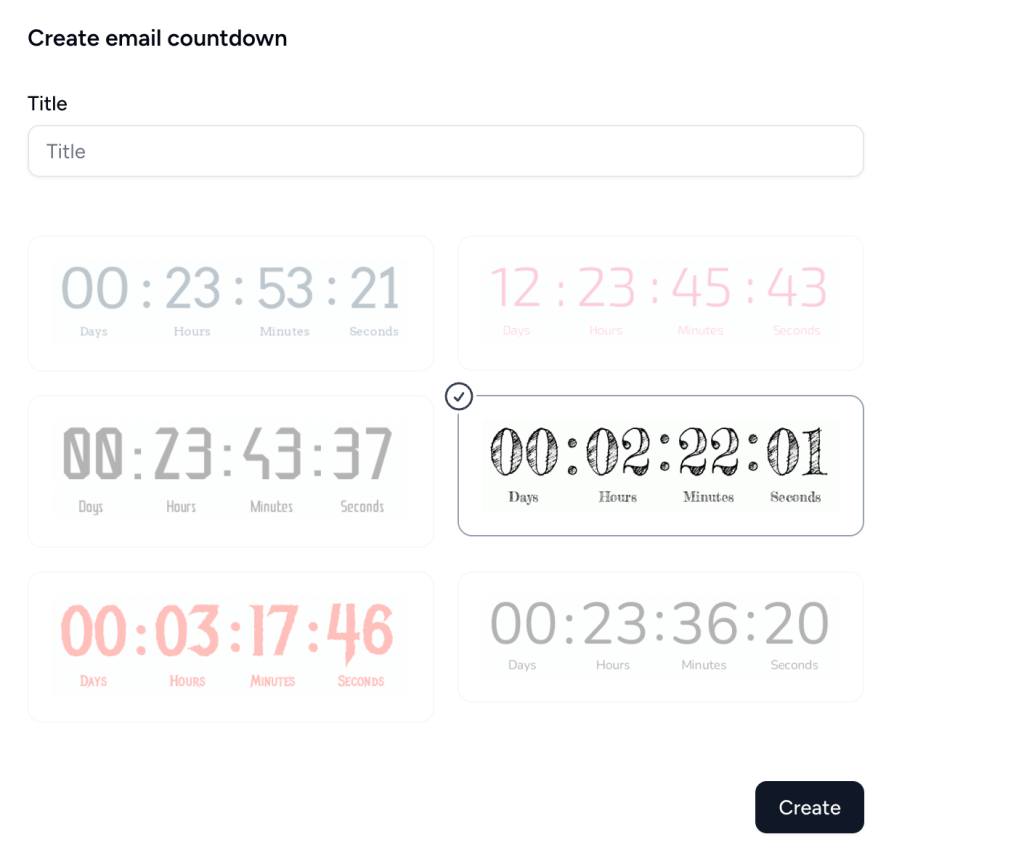 email-countdown-timer-step-1
