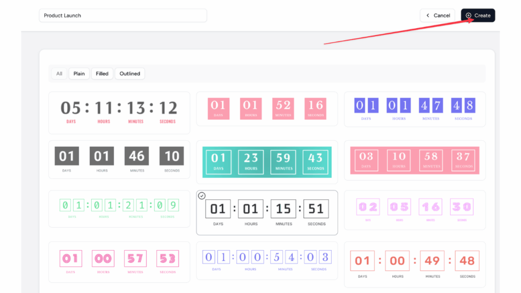 email timer templates